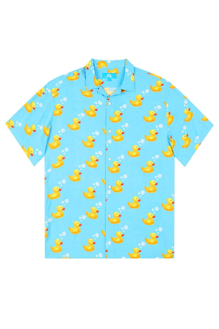 Rubber Ducks Hawaiian Party Shirt - Budgy Smuggler - Splash Swimwear  - April23, Budgy Smuggler, mens clothing, mens shirt - Splash Swimwear 