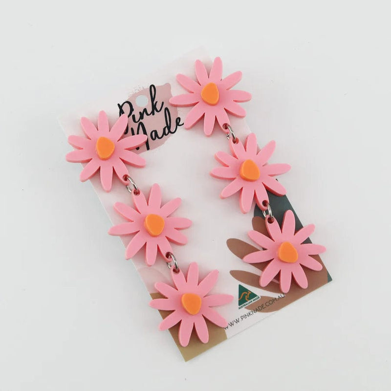 Remi Dangle - Candy Pink/Orange - Pink Nade - Splash Swimwear  - Aug22, Earrings, new accessories, new arrivals, Pink Nade - Splash Swimwear 