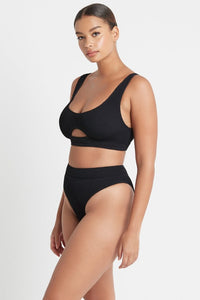 Savannah Eco Brief - Black - Bond Eye - Splash Swimwear  - bikini bottoms, bond eye, women swimwear - Splash Swimwear 