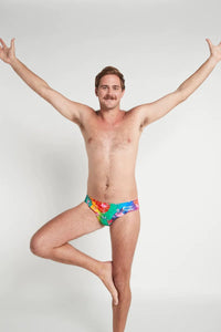 Flamingo Rainbow* - Budgy Smuggler - Splash Swimwear  - Budgy Smuggler, May22, mens briefs, mens swim, mens swimwear, new mens - Splash Swimwear 
