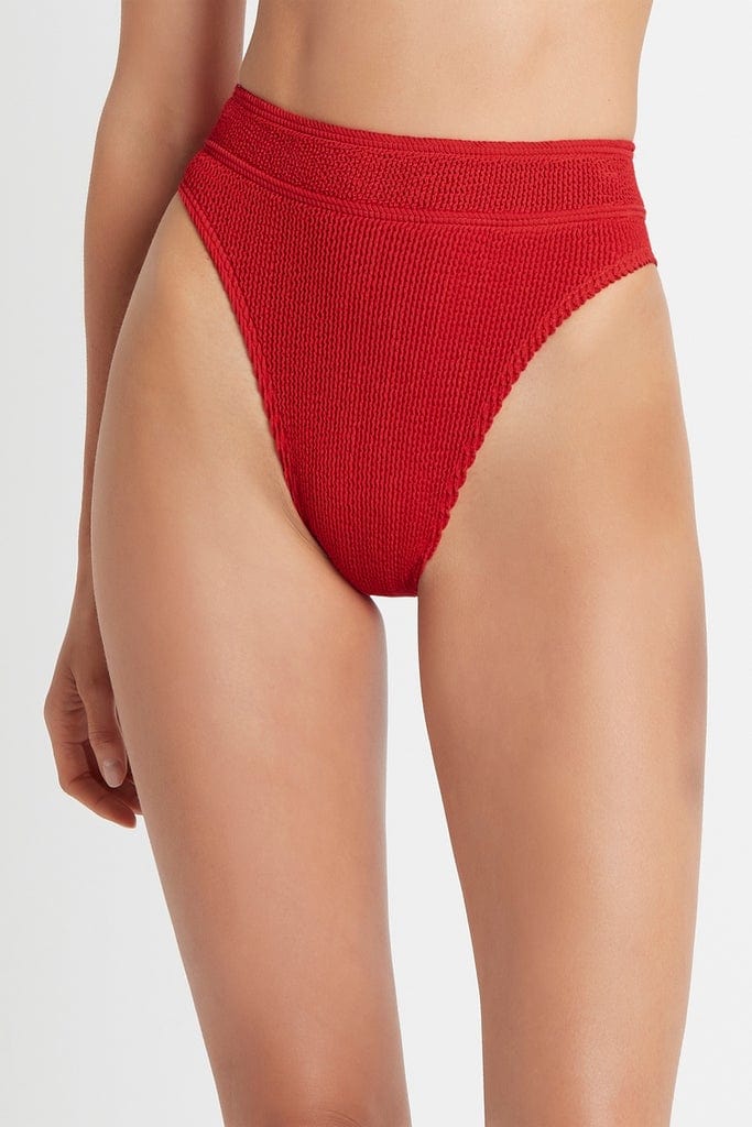 The Savannah Brief - Baywatch Red - Bond Eye - Splash Swimwear  - bikini bottoms, bound, Jan22, new swim, women swimwear - Splash Swimwear 