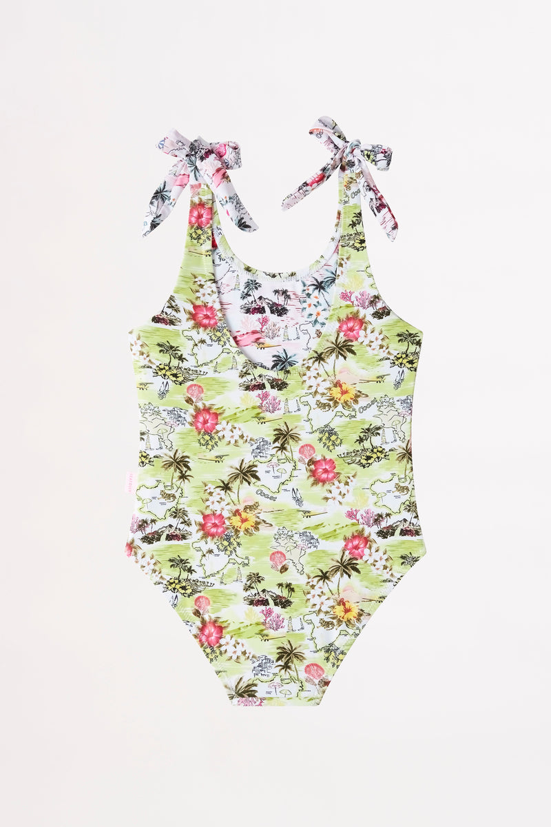 Toddler Girls Coast to Coast Reversible One Piece - Lime/Pink - Seafolly - Splash Swimwear  - girls 00-7, Girls one piece, new accessories, new arrivals, new girls, new kids, Nov22, Seafolly - Splash Swimwear 