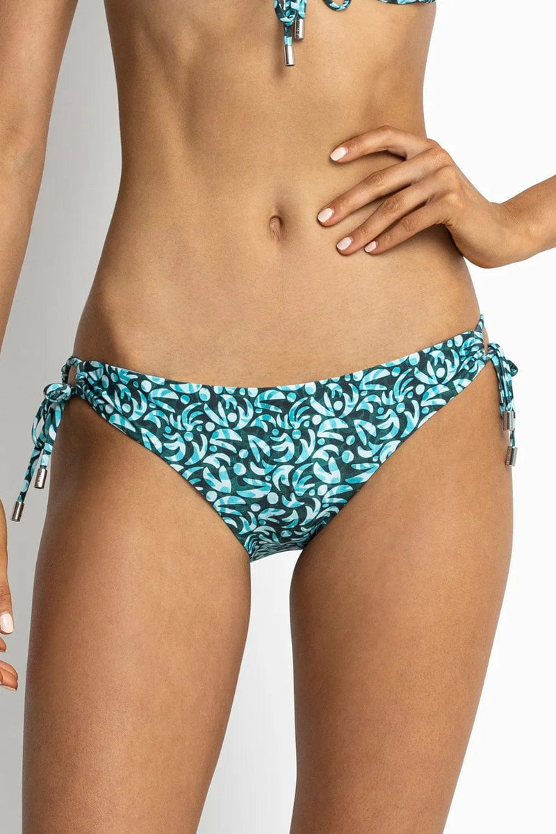 Zeno Tie Side Pant - Emerald - Sunseeker - Splash Swimwear  - Aug22, bikini bottoms, Sunseeker, Womens - Splash Swimwear 