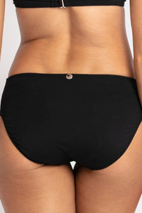 Basix Gathered Mid Rise Pant - Sunseeker - Splash Swimwear  - bikini bottoms, sept21, Sunseeker, Womens, womens swim - Splash Swimwear 