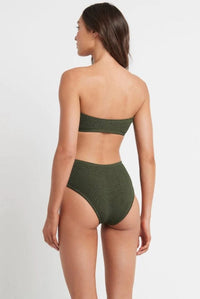 Eco Palmer Brief  - Khaki - Bond Eye - Splash Swimwear  - Bikini Bottom, bond eye, Mar22, new swim, women swimwear - Splash Swimwear 