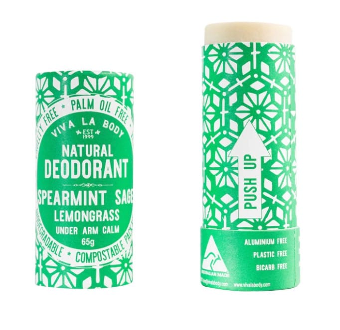 Natural Deodorant - Spearmint, Sage & Lemongrass - Viva La Body - Splash Swimwear  - health & beauty, viva la body - Splash Swimwear 