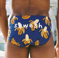 Bananarama Mens Swim Brief - Skwosh - Splash Swimwear  - apr22, boardshorts, mens, mens briefs, Mens Skwosh, mens swim, mens swimwear, skwosh - Splash Swimwear 