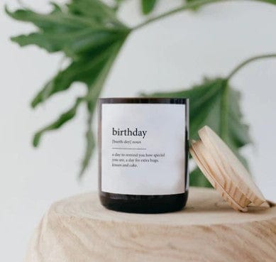 Dictionary Candle - Birthday - The Commonfolk - Splash Swimwear  - candles, gifting, health & beauty, new arrivals, Nov22, the commonfolk - Splash Swimwear 