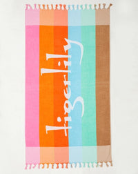 Kaleho Towel - Multi Stripe - Tigerlily - Splash Swimwear  - Aug22, new accessories, Tigerlily, towels - Splash Swimwear 