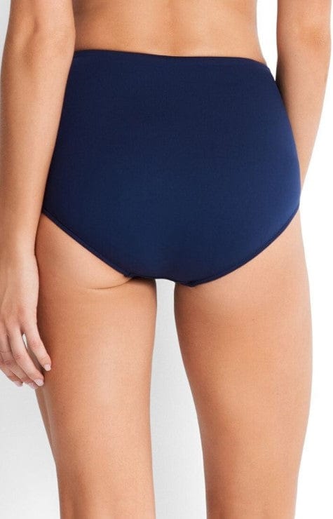 Collective High Waisted Pant - True Navy - Seafolly - Splash Swimwear  - Bikini Bottom, May22, new swim, Seafolly - Splash Swimwear 