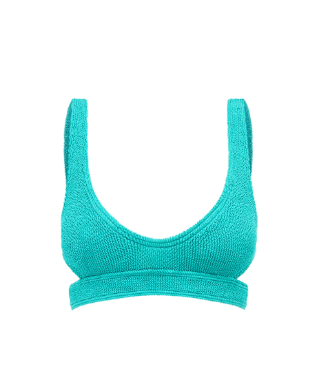 Nino Crop - Turquoise Shimmer - Bond Eye - Splash Swimwear  - April23, Bikini Tops, bond eye, women swimwear - Splash Swimwear 