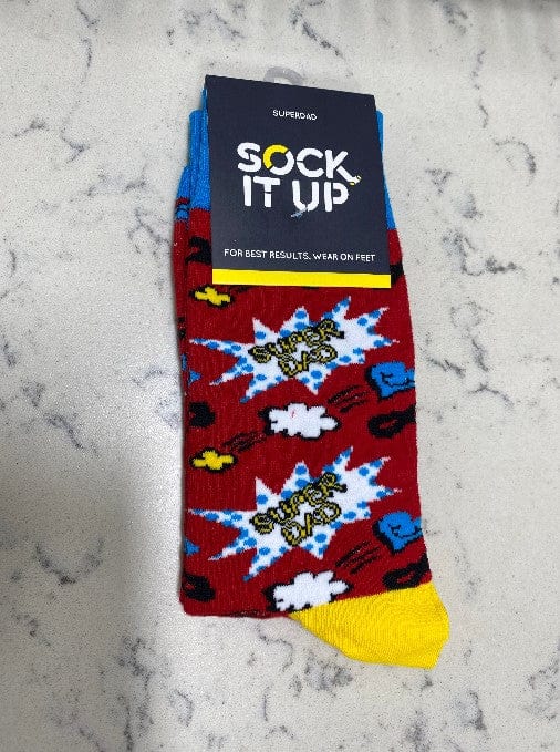 Superdad* - Sock It Up - Splash Swimwear  - Aug22, Christmas, Sock It Up, socks - Splash Swimwear 