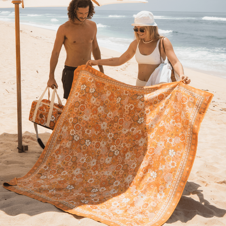 Golden Towel (Premium) - XL - SomerSide - Splash Swimwear  - beach towels, SomerSide - Splash Swimwear 