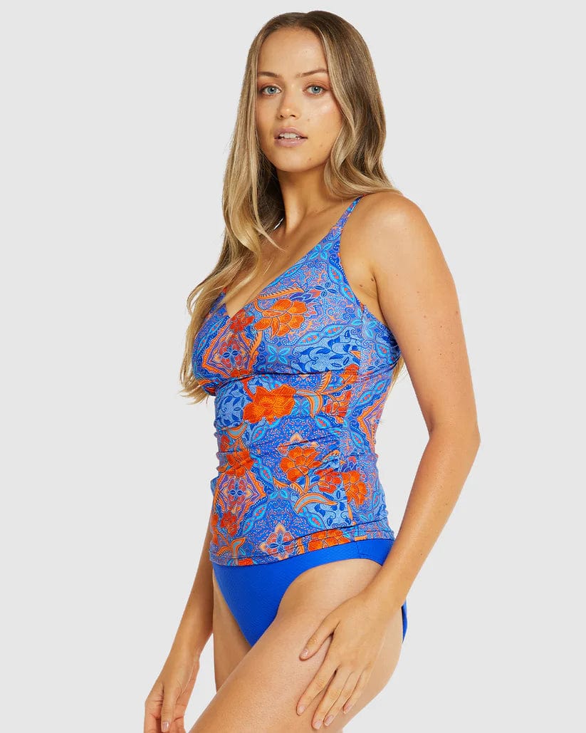 Bali Hai D/E Underwire Tankini - Atlantic - Baku - Splash Swimwear  - Baku, baku plus sized, d-g, Nov22, plus size, tankini tops, Womens, womens swim - Splash Swimwear 