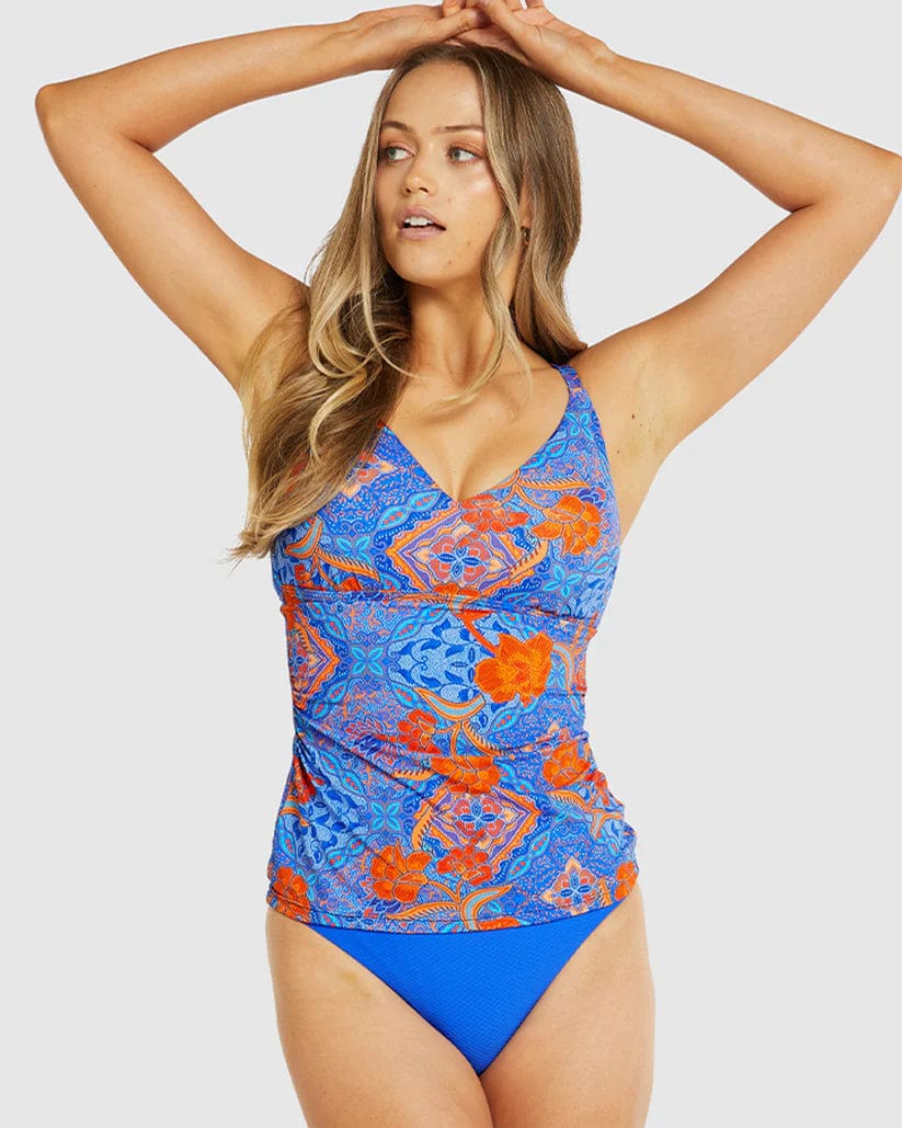 Baku Bali Hai D/E Underwire Tankini - Atlantic Splash Swimwear Swim Dress, Tankini & One Piece