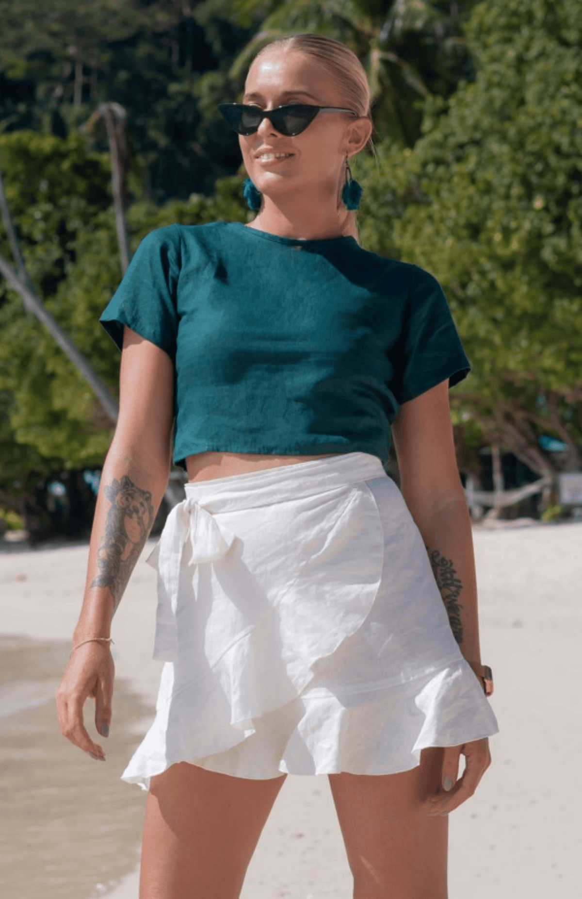 Bali Boatshed Skirts Bali Boatshed Ruffle Wrap Skirt