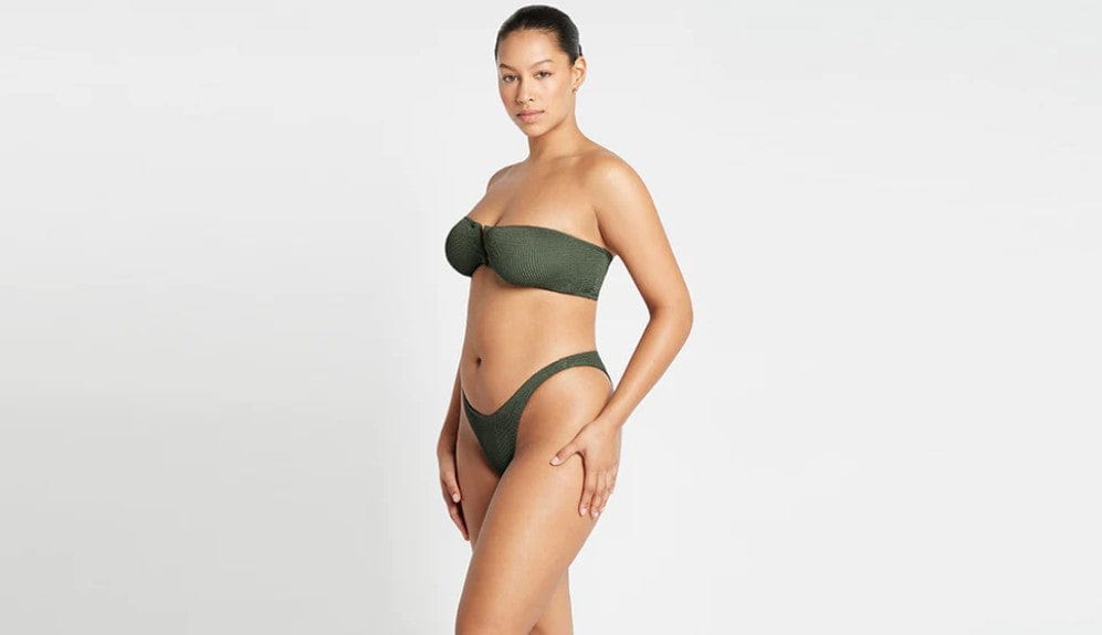 Bond Eye Blake Bandeau - Khaki BOUND305E Splash Swimwear Bikini Tops O/S 9347760456496