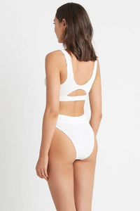 Bond Eye Bond Eye Eco Sasha Crop - White BOUND059E Splash Swimwear Bikini Tops O/S / White 9347760378521