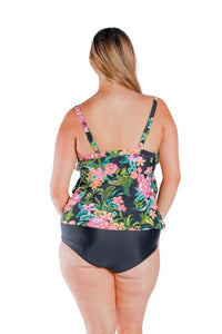 Capriosca Bora Bora 3 Tier Tankini Top Splash Swimwear Swim Dress, Tankini & One Piece