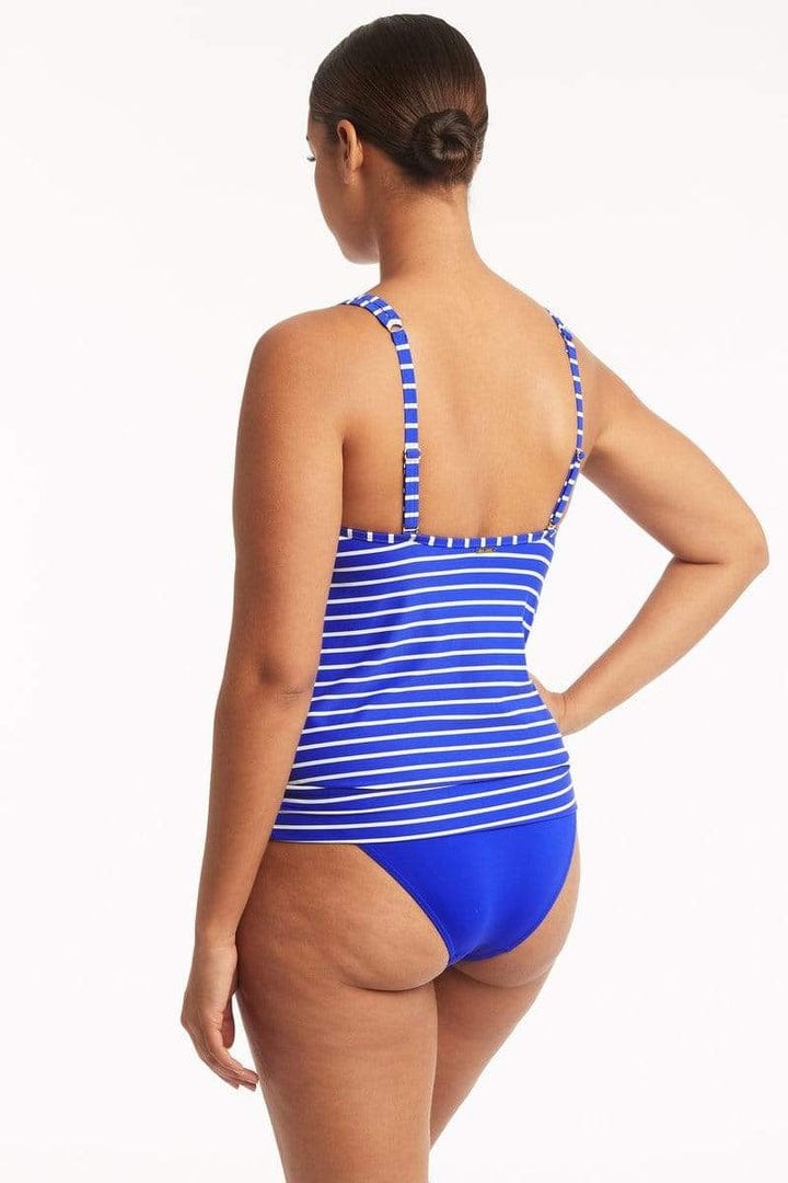 Chamarel Blouson Multifit Singlet - Cobalt* - Sea Level - Splash Swimwear  - June22, new arrivals, new swim, sea level, Women Singlets, women swimwear - Splash Swimwear 