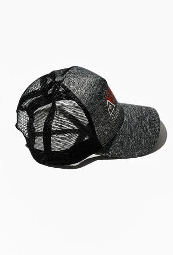 Fish With Bite 'FWB Logo' Cap with Mesh Back | Dark Grey Melange FWBCM-101 Splash Swimwear Mens Accessories Mesh Back/ Dark Grey Melange / O/S 1000015200