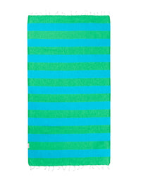 Hammamas Bold Turkish Towel Splash Swimwear Beach Towels Apple/Aqua 1000015583