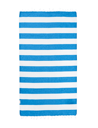 Hammamas Bold Turkish Towel Splash Swimwear Beach Towels Azure/White 1000015584