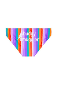 Purple Vertical Stripes* - Budgy Smuggler - Splash Swimwear  - Budgy Smuggler, Dec22, mens swim, mens swimwear, new arrivals, new mens, new swim - Splash Swimwear 