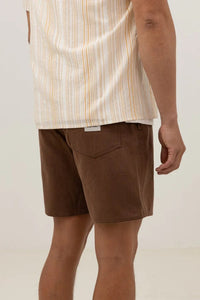 Rhythm Mens Box Jam - Chocolate Splash Swimwear Shirts