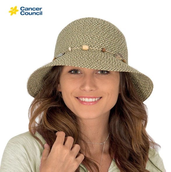 Rigon Headwear Cancer Council Bohemian Bucket Hat RL30 Splash Swimwear Hats PISTACHIO / M/L 9328897081911