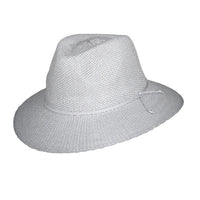 Rigon Headwear Cancer Council Jacqui Mannish Fedora RL73 Splash Swimwear Hats Ivory / M/L (58cm) 9328897082482