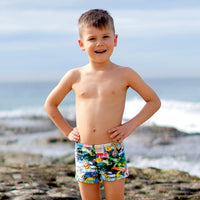 Salty Ink Kids Boys Mash Up Euroleg Splash Swimwear kids