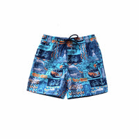 Salty Ink Kids Boys Tiki Boardie Splash Swimwear kids