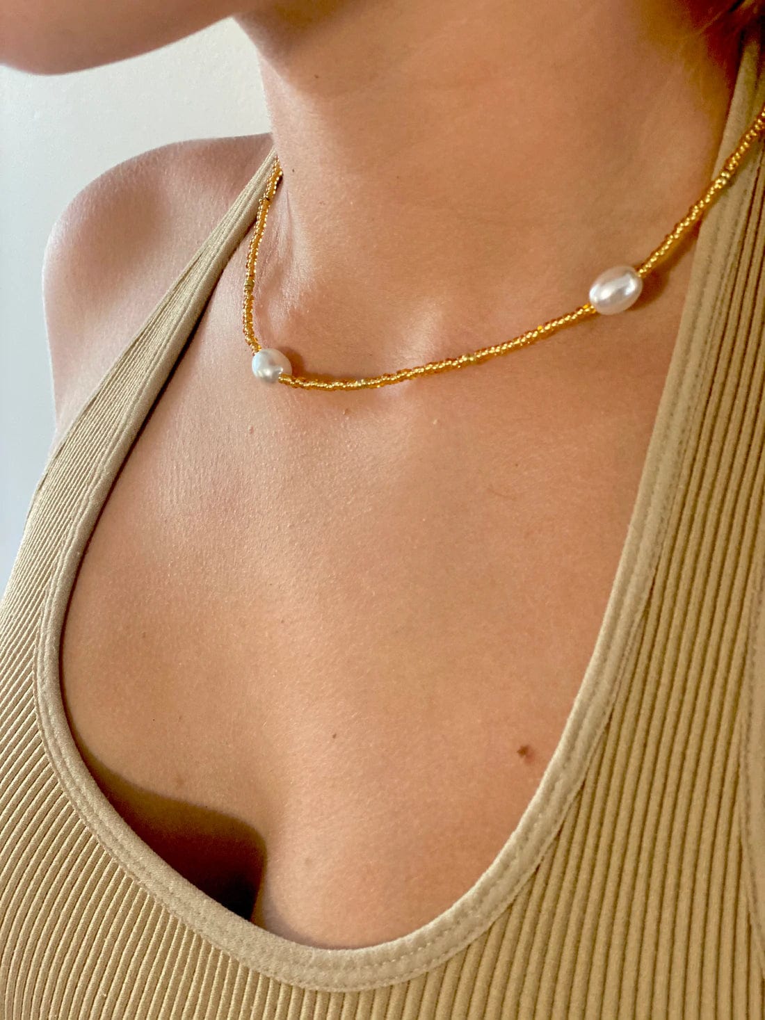 Salty Safari Anni Choker NK.006B Splash Swimwear Jewellery Metalic Gold 1000012466