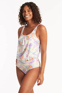 Sea Level Botanica Blouson Singlet Splash Swimwear Singlet