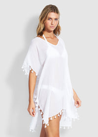 Seafolly Amnesia Kaftan 52162 Splash Swimwear Kaftans & Cover Ups O/S / White 9337611751344