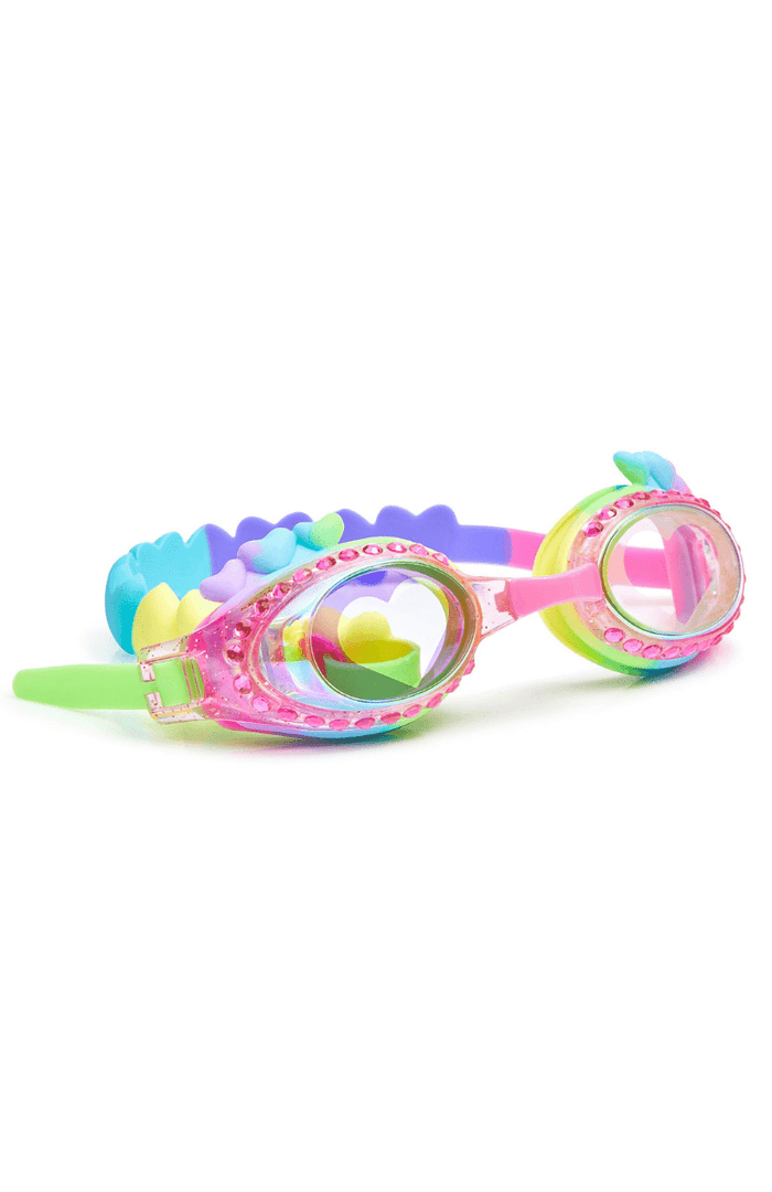 Luvs Me Luvs Me Not - I Luv Cotton Candy Goggles - Bling2o - Splash Swimwear  - bling2o, goggles, July22, kids accessories, kids goggles, new arrivals, new kids, new swim - Splash Swimwear 