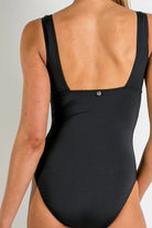 Sunseeker Basix Frill One Piece - Black Splash Swimwear One Pieces