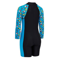 Zoggs Boys Rock Star Long Sleeve All In One Splash Swimwear kids